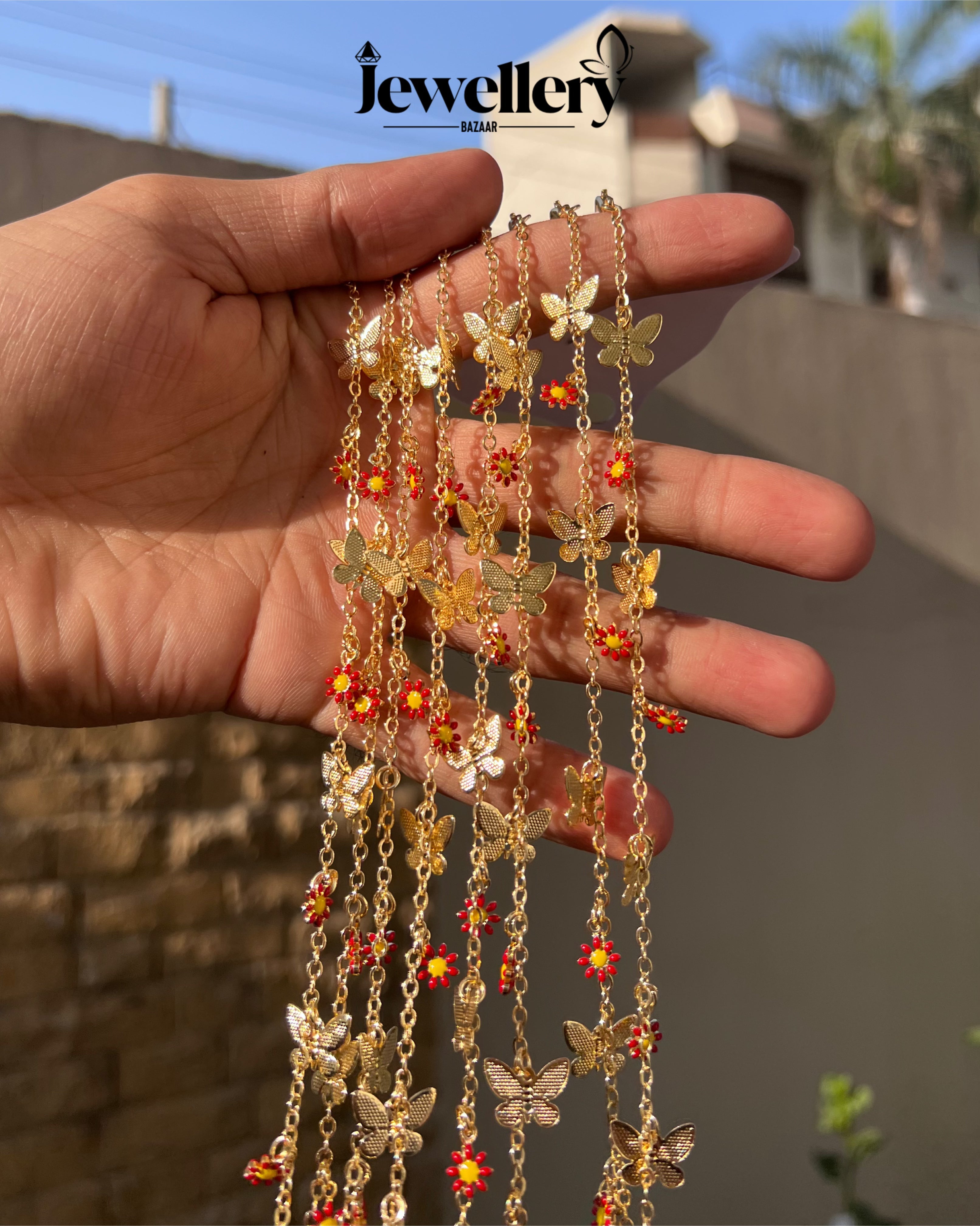 Fly & Flower Anklets